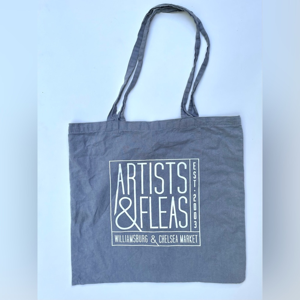 Artists & Fleas Market Gray Tote Bag
